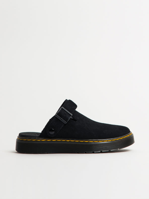 DR MARTENS WOMENS DR MARTENS CARSON SUEDE MULES - Blackwell Supply Co.