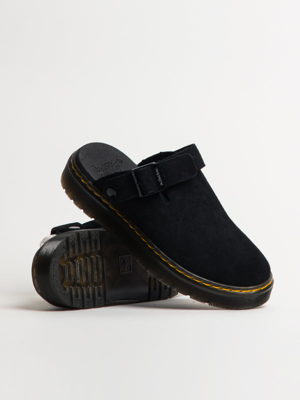 DR MARTENS WOMENS DR MARTENS CARSON SUEDE MULES - Blackwell Supply Co.