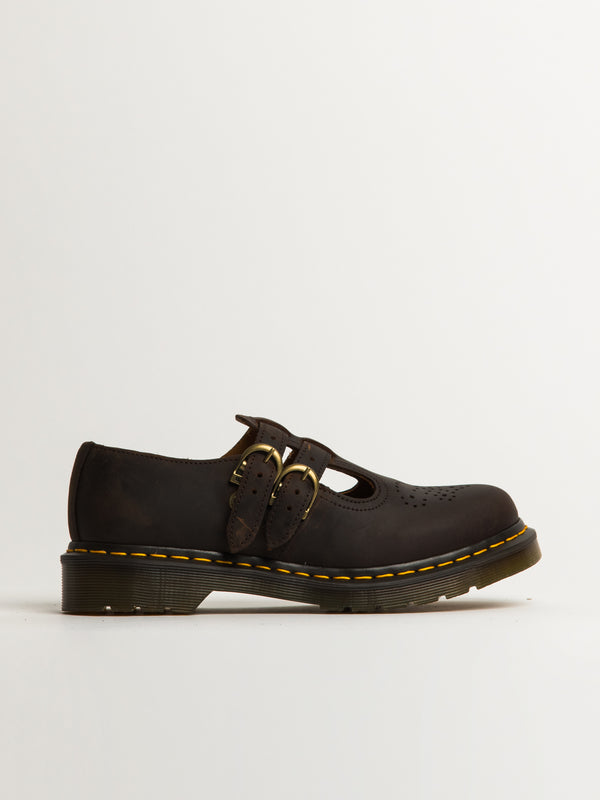 DR MARTENS WOMENS DR MARTENS 8065 MARY JANE CRAZY HORSE BOOTS - Blackwell Supply Co.