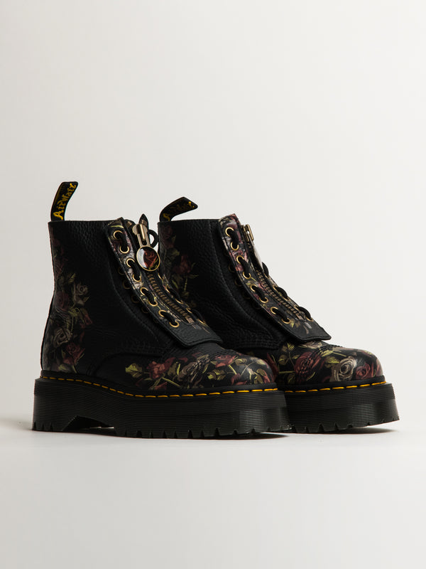 DR MARTENS WOMENS DR MARTENS SINCLAIR TUMBLED DECAYED ROSES BOOTS - Blackwell Supply Co.