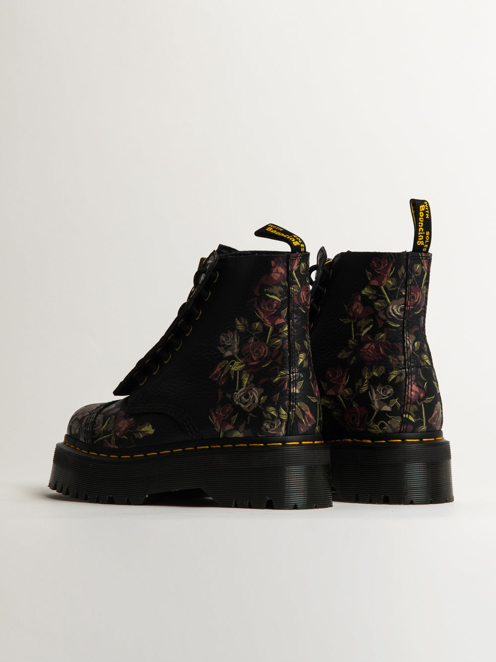 WOMENS DR MARTENS SINCLAIR TUMBLED DECAYED ROSES BOOTS