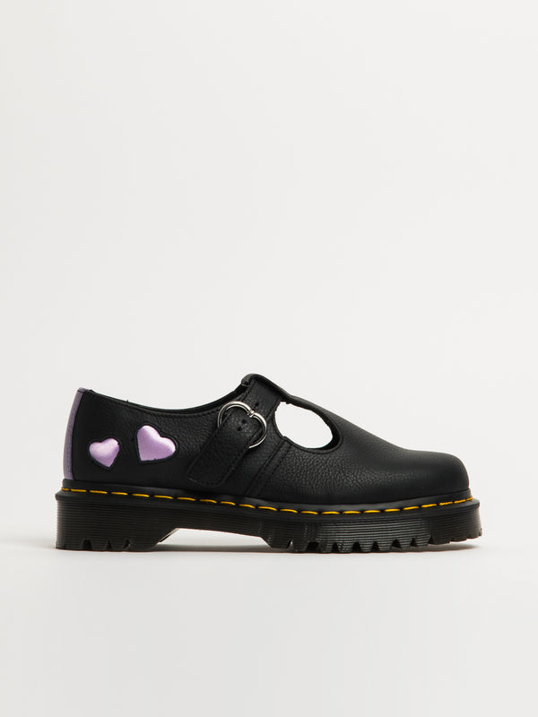 DR MARTENS WOMENS DR MARTENS POLLEY HEART VIRGINIA BOOTS - Blackwell Supply Co.