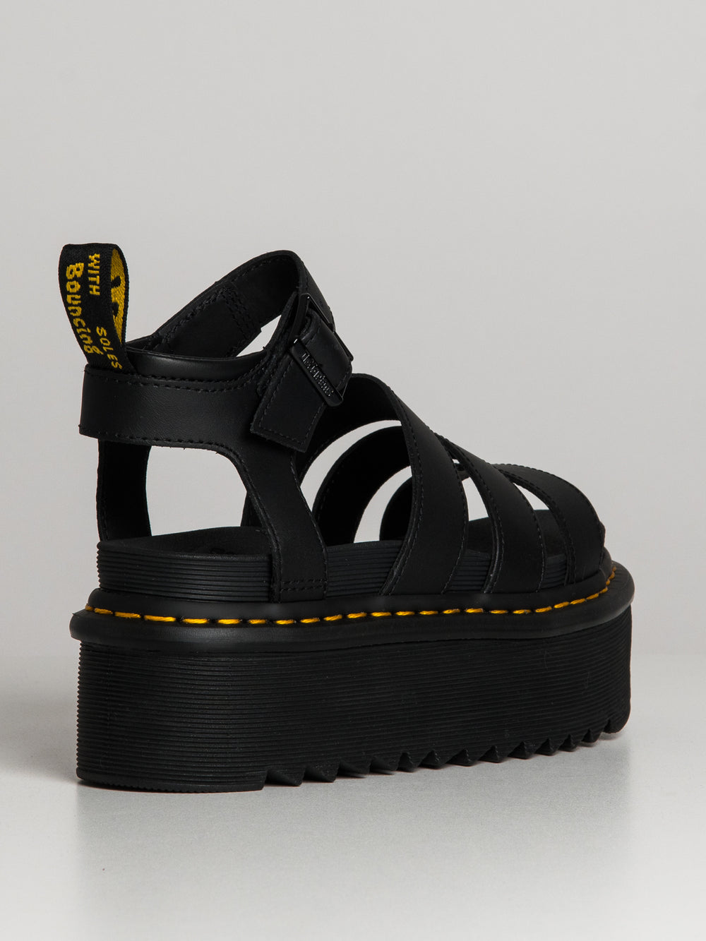 WOMENS DR MARTENS BLAIRE QUAD PLATFORM LEATHER SANDALS