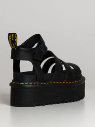 WOMENS DR MARTENS BLAIRE QUAD PLATFORM LEATHER SANDALS