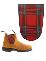 FUNSTONZE BOOT CLIP - TARTAN - CLEARANCE