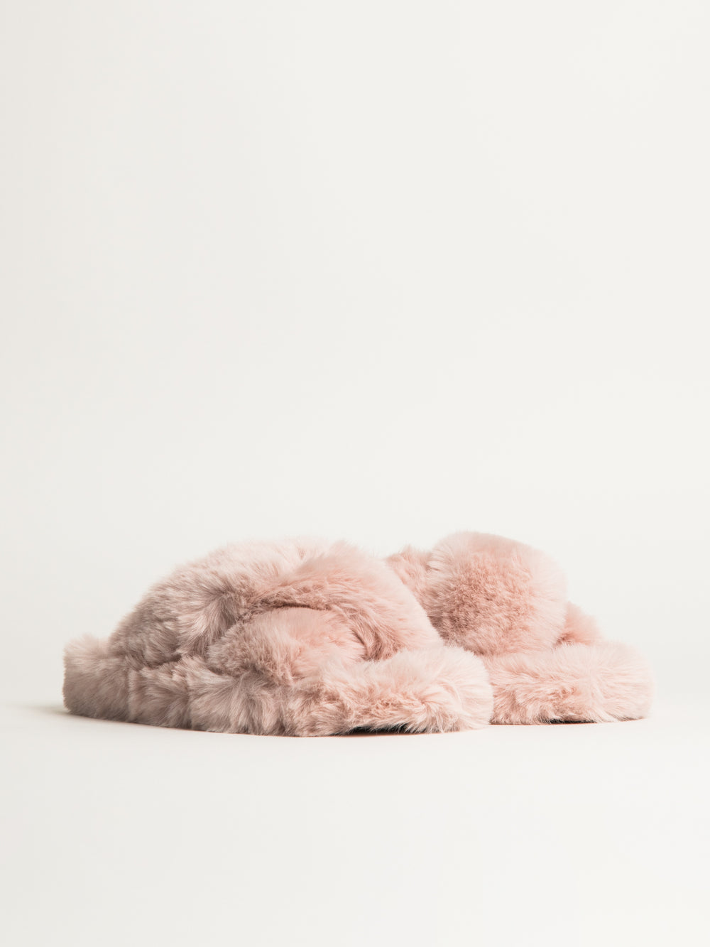 WOMENS HARLOW CROSSOVER SLIPPER - CHERRY