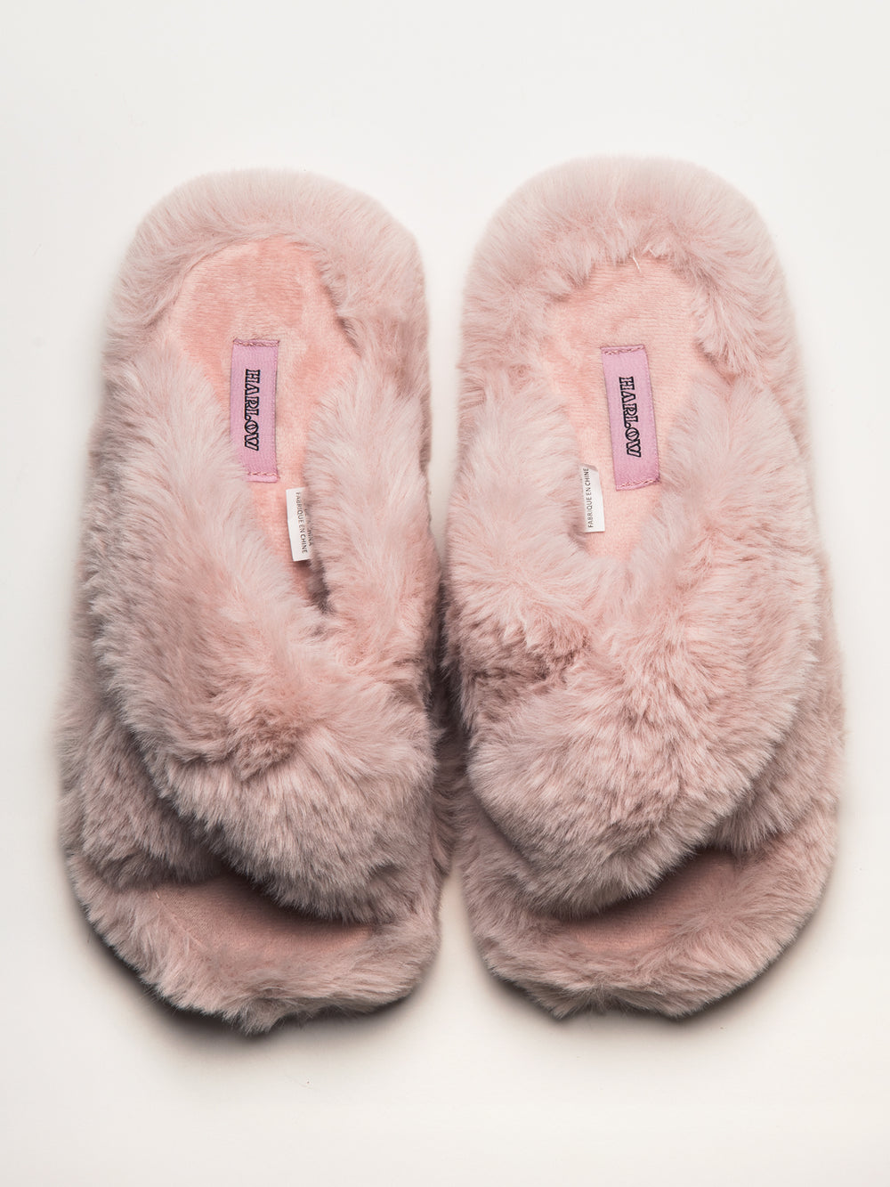 WOMENS HARLOW CROSSOVER SLIPPER - CHERRY