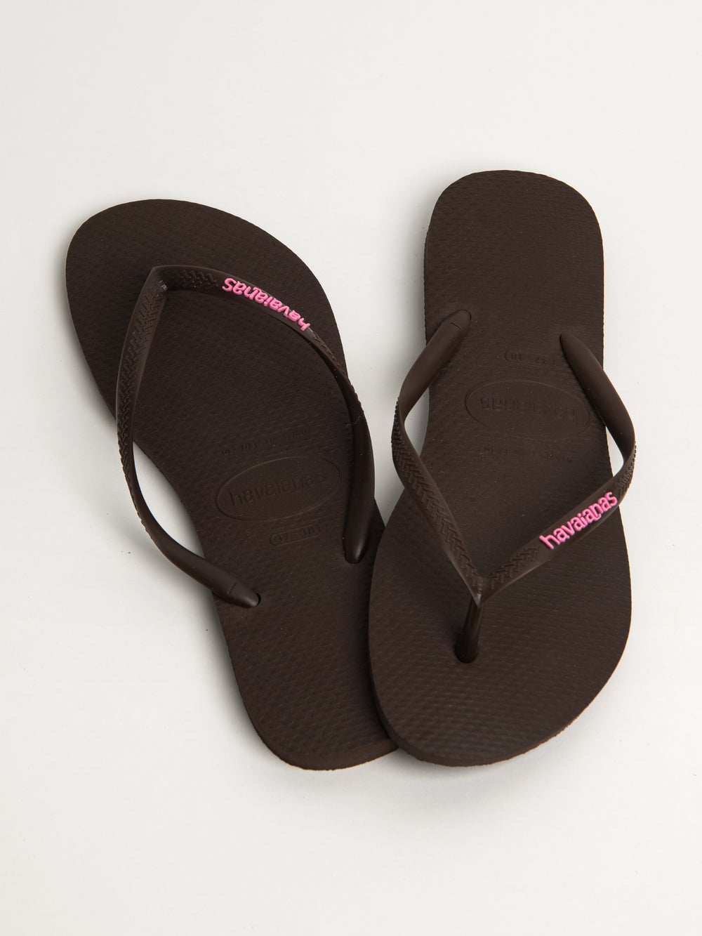 WOMENS HAVAIANAS SLIM SPARKLE ME - BROWN