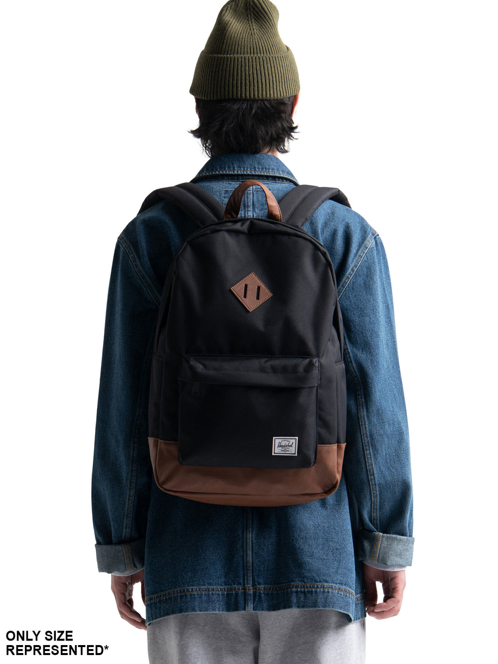 HERSCHEL SUPPLY CO. HERITAGE 21.5L BACKPACK - RAVEN X - CLEARANCE