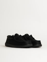 MENS HEYDUDE WALLY FUNK MONO SLIP-ON - BLACK