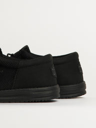 MENS HEYDUDE WALLY FUNK MONO SLIP-ON - BLACK