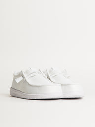 MENS HEYDUDE WALLY FUNK MONO SLIP-ON - WHITE