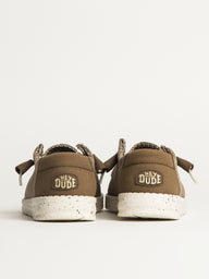 WOMENS HEYDUDE WENDY STRETCH SOX - WALNUT