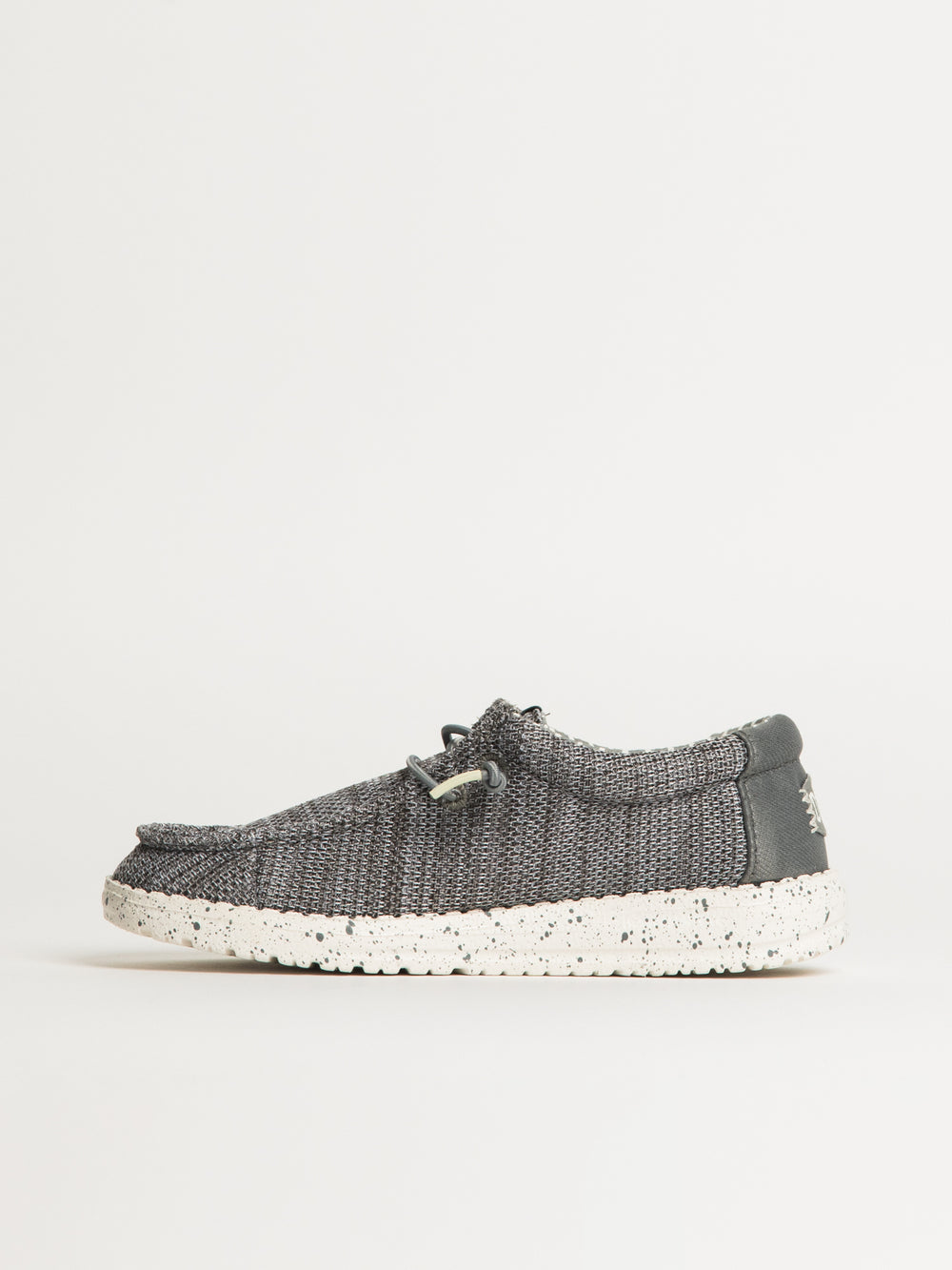 KIDS HEYDUDE WALLY YOUTH STRETCH SOX - GREY