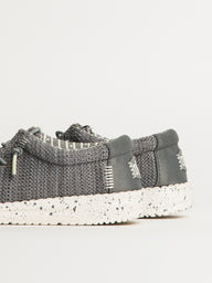 KIDS HEYDUDE WALLY YOUTH STRETCH SOX - GREY
