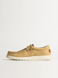 MENS HEYDUDE WALLY SURF SHAWL SLIP-ON - WOOD