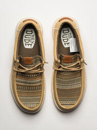 MENS HEYDUDE WALLY SURF SHAWL SLIP-ON - WOOD