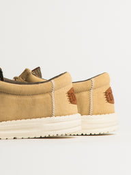 MENS HEYDUDE WALLY SURF SHAWL SLIP-ON - WOOD