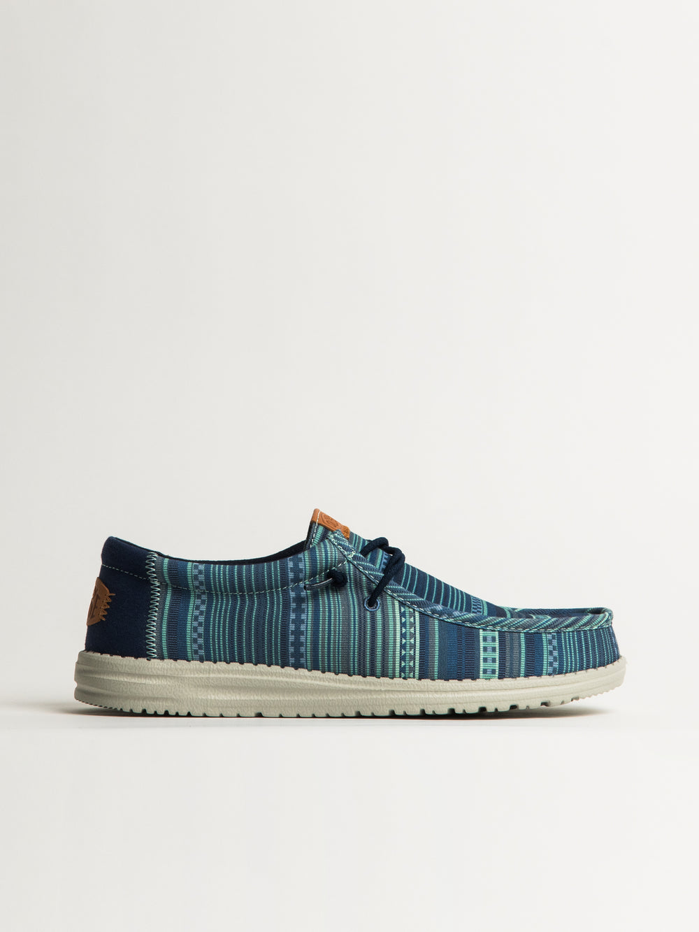 MENS HEYDUDE WALLY SURF SHAWL SLIP-ON - NAVY