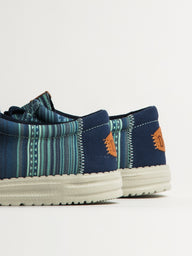 MENS HEYDUDE WALLY SURF SHAWL SLIP-ON - NAVY