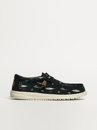 MENS HEYDUDE WALLY MARLIN SLIP-ON - BLACK