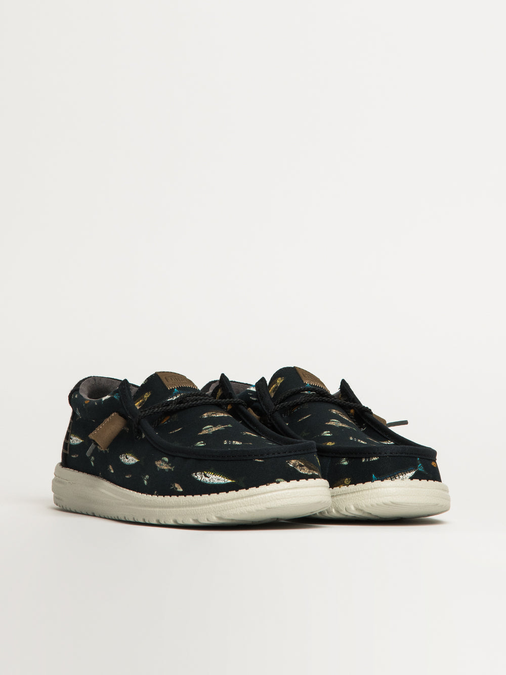 MENS HEYDUDE WALLY MARLIN SLIP-ON - BLACK