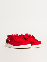 MENS HEYDUDE WALLY FUNK SOLO CUP SLIP-ON - RED