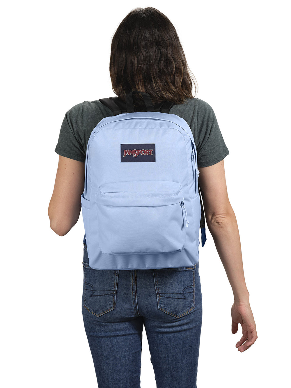 Jansport superbreak store bleached denim