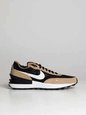 mens nike waffle one black