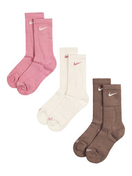 NIKE EVERYDAY PLUS CUSHIONED CREW SOCKS 3 PACK