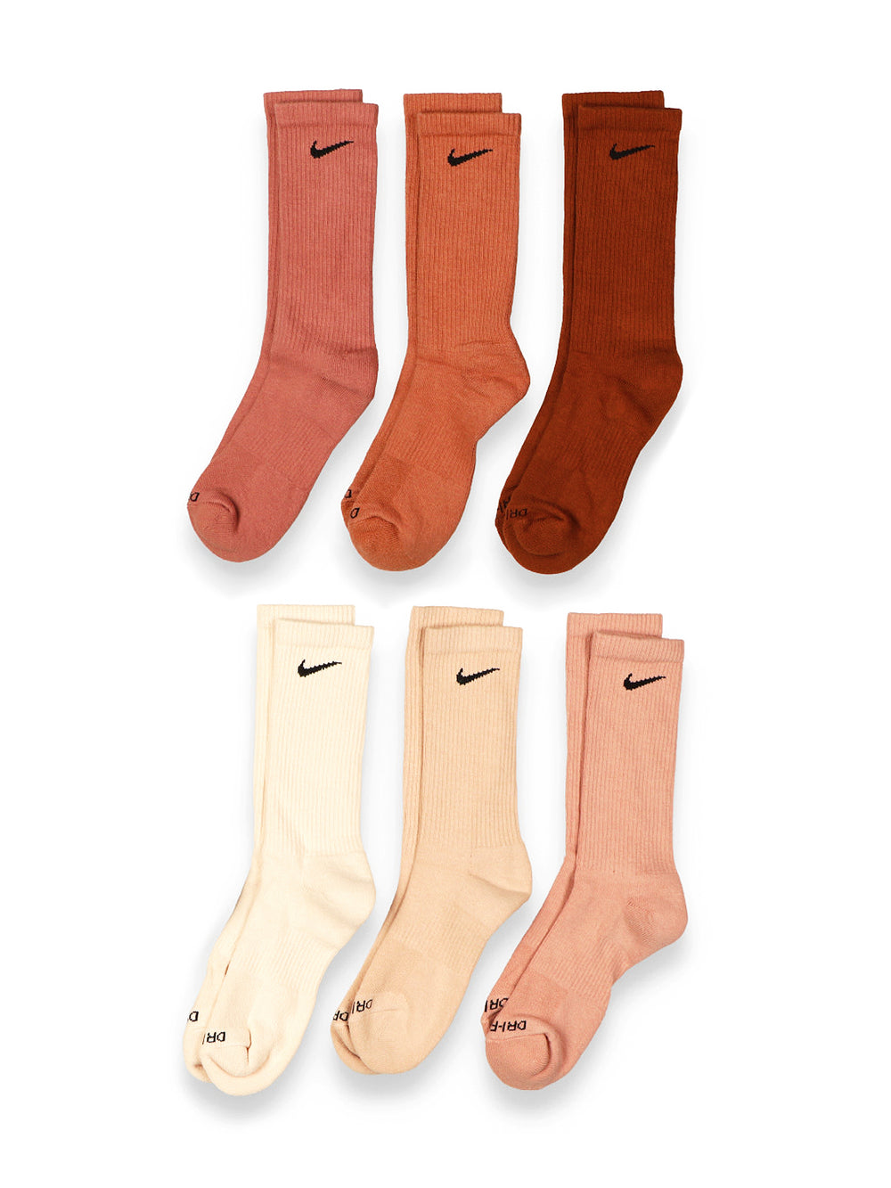 NIKE EVERYDAY PLUS CUSHION 6 PACK