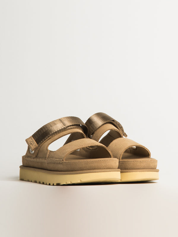 UGG WOMENS UGG GOLDENSTAR ADJUSTABLE SLIDE - SAND - Blackwell Supply Co.