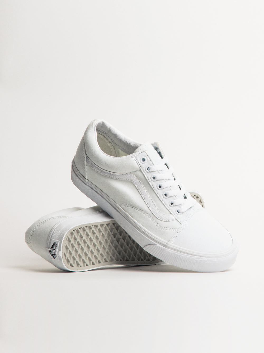 MENS VANS OLD SKOOL WHITE SHOES | Collective