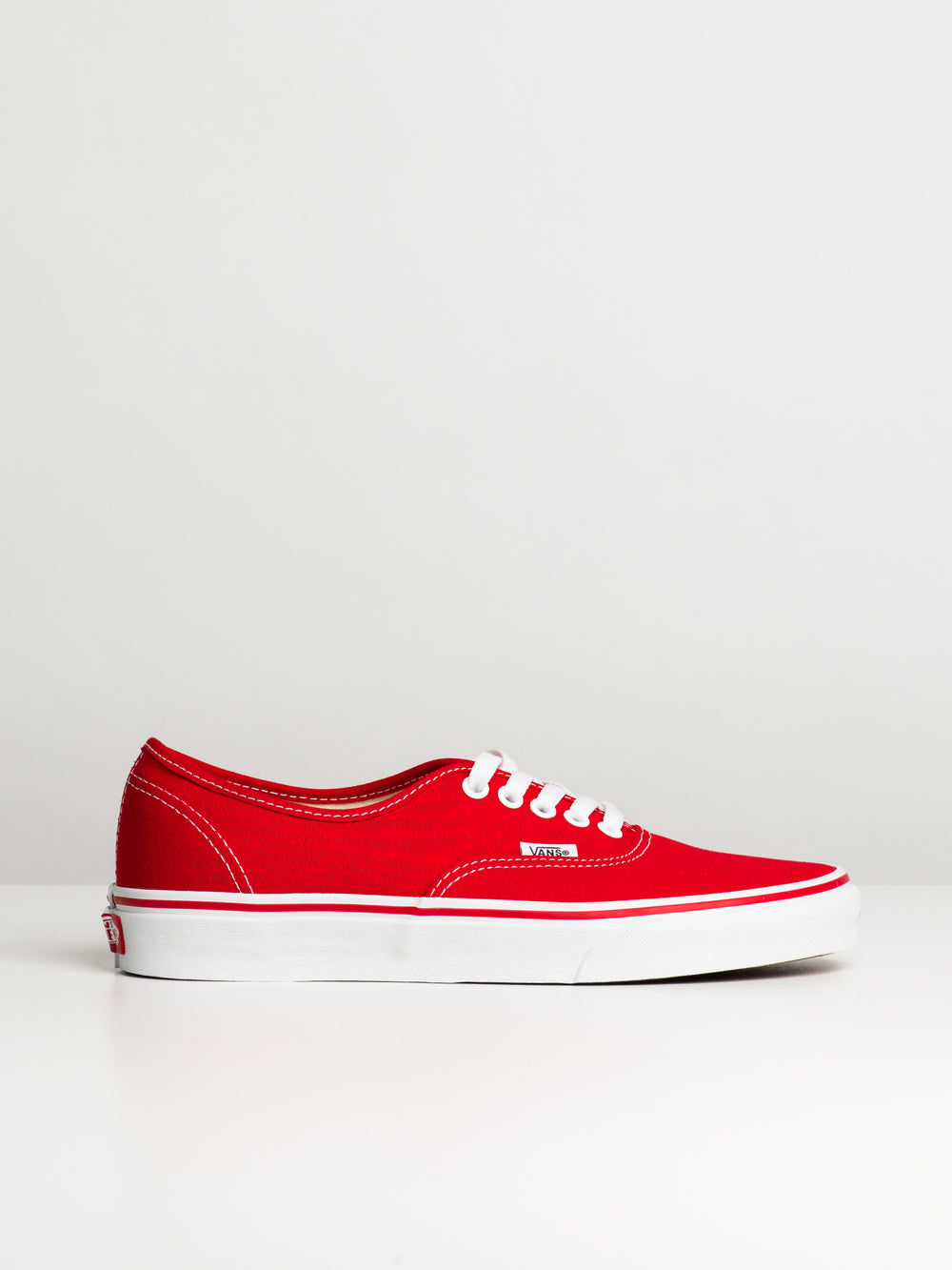 MENS VANS AUTHENTIC RED CANVAS SHOES - CLEARANCE Boathouse Collective