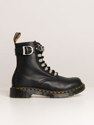 WOMENS DR MARTENS 1460 PASCAL CHAIN LACE UP BOOTS