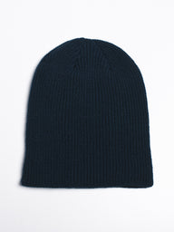 CLASSIC SOLID BEANIE BLUE - CLEARANCE