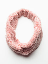 TEDDY HEADBAND - MISTY ROSE - CLEARANCE