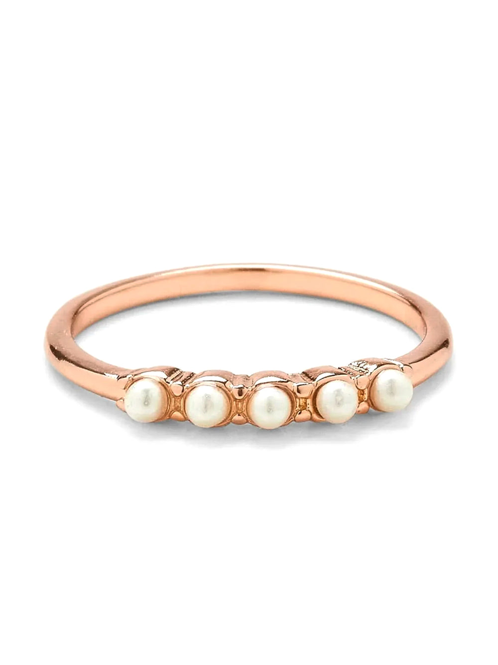 PURA VIDA MINI PEARL PAVE RING